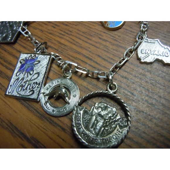 Vintage 21gram sterling silver charm bracelet - Picture 4 of 4